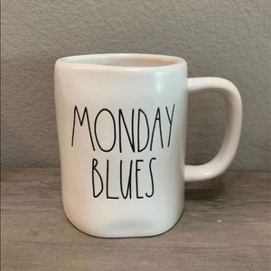 Sale! Rae Dunn Monday Blues Mug